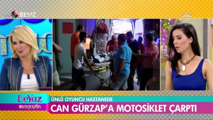 Ünlü oyuncuya motosiklet çarptı!
