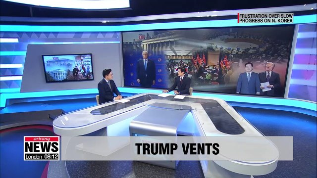 [ISSUE TALK] Trump's frustrations over North Korea surface, while South Korea pushes on...