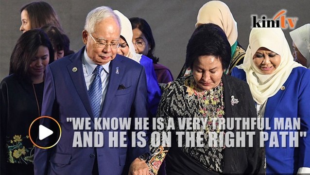 Rosmah: Najib is a very truthful man and is on the right path