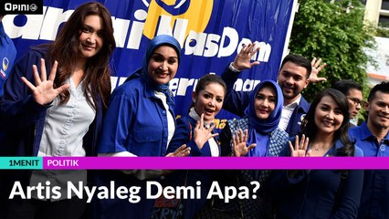#1MENIT | Artis Nyaleg Demi Apa?
