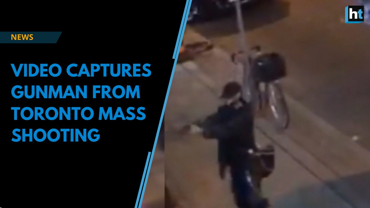 Video captures gunman from Toronto mass shooting