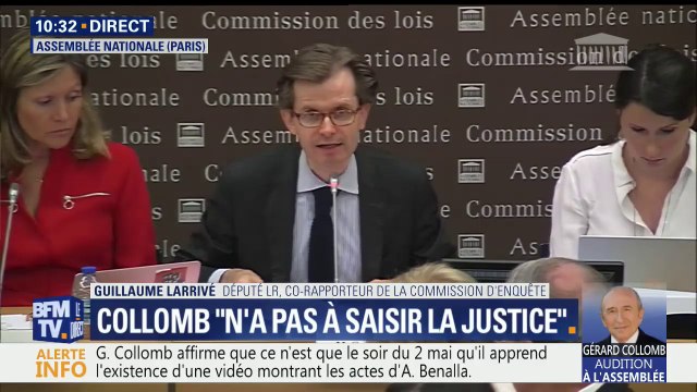 Affaire Benalla: “Il est courant que des personnes soient observateurs dans des opérations policières”, déclare Gérard Collomb