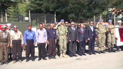 Hakkari'de şehit korucu için tören düzenlendi