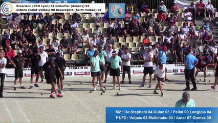 Demi-finales, France Quadrettes et Triples, Aurillac 2018