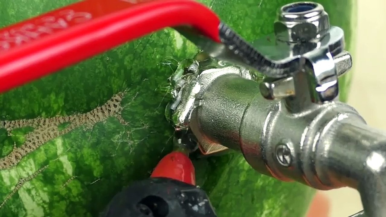 5 أختراعات مجنونة داخل البطيخ .. فعلا فيديو رائع يستحق المشاهدة