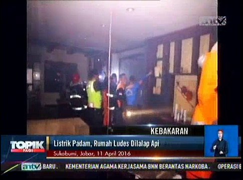 Listrik Padam, Rumah Ludes Dilalap Api