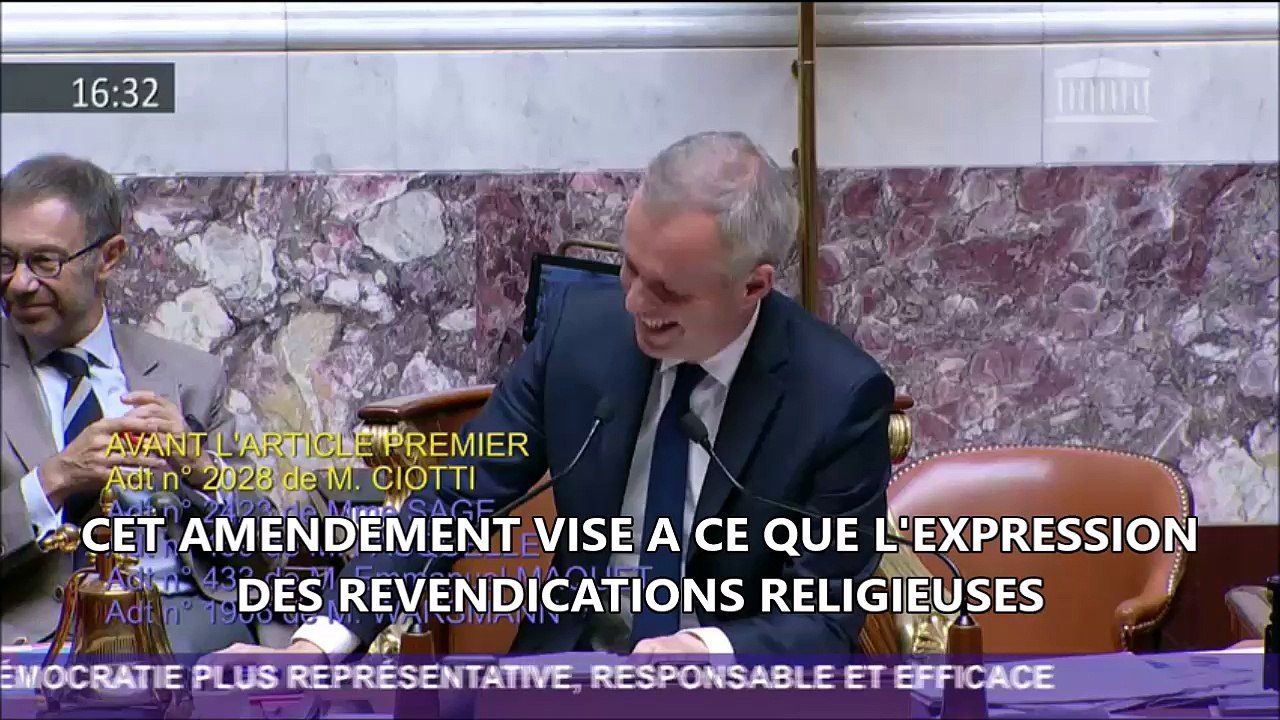 Révision constitutionnelle - amendement pour une laïcité exigeante