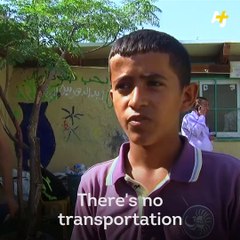 It's back to school already for these Palestinian children ... as Israel threatens demolition.