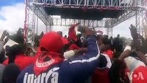 Members of the MDC Alliance dancing at a rally in Gweru before they were addressed by Nelson Chamisa. (Video: Taurai Shava) #voazimvotesOriginally published at