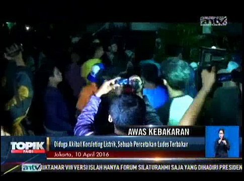 Diduga Korsleting Listrik, Sebuah Percetakan Terbakar