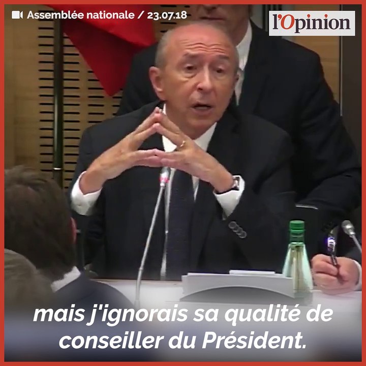 Affaire Benalla: Gérard Collomb se défausse