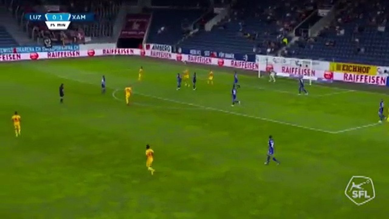 Luzern 0:2 Xamax (Switzerland. Super League. 21 July 2018)