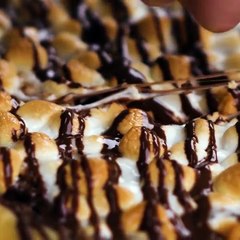 Want s'more tiramisu- Classic American dessert with an Italian