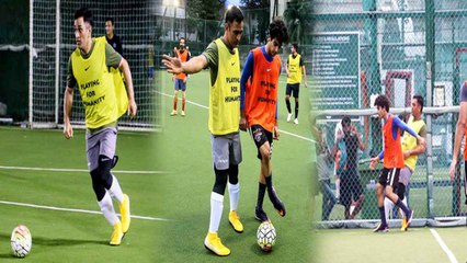 Ishaan Khatter gives tough FIGHT to MS Dhoni in Football match | FilmiBeat