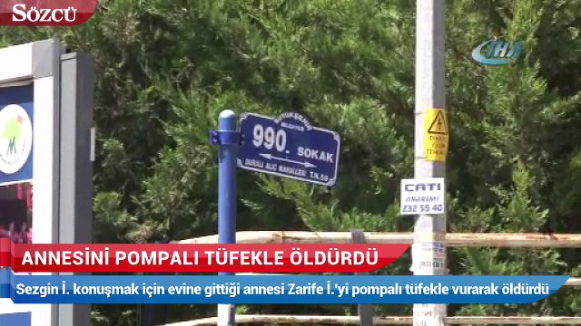 Annesini pompalı tüfekle öldürdü