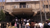 Erbil Valiliği'ndeki saldırının izleri - ERBİL