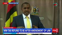 VIDEO: Minister Frank Tumwebaze defends Mobile Money Tax: This business of mobile money service started as a trial, the service has grown to 63% of the country'