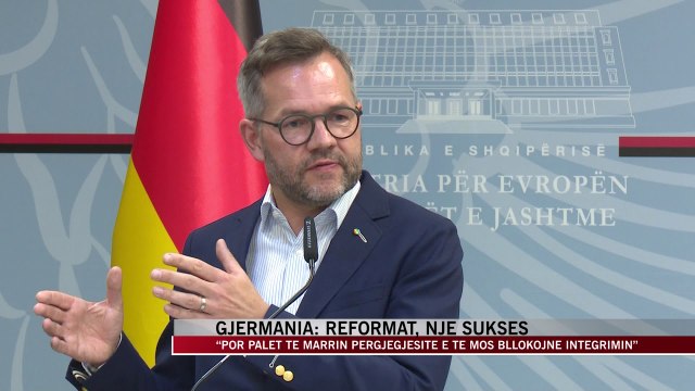 Bushati me ministrin Roth: Reformat, një sukses - News, Lajme - Vizion Plus