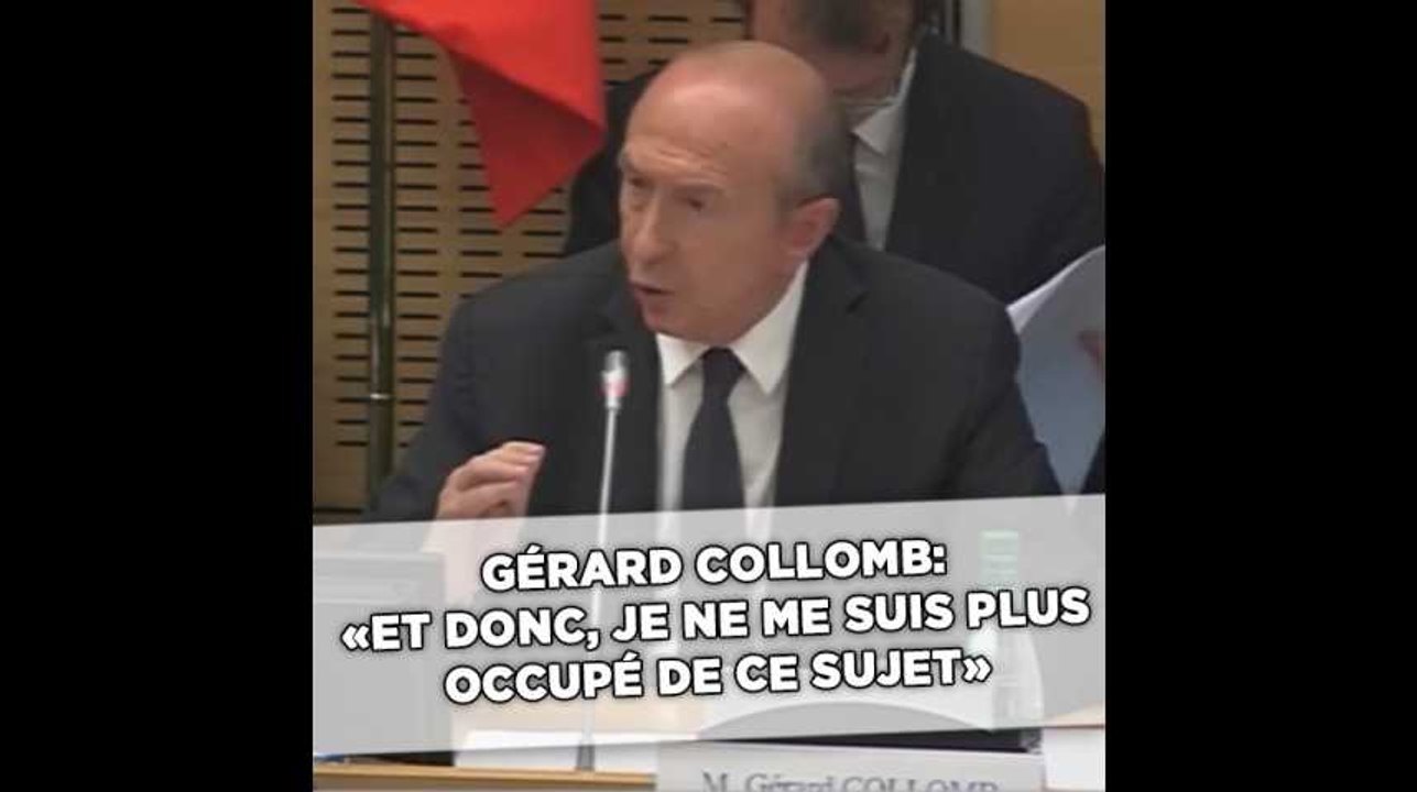 Affaire Benalla: «Et donc, je ne me suis plus occupé de ce sujet» indique Gérard Collomb