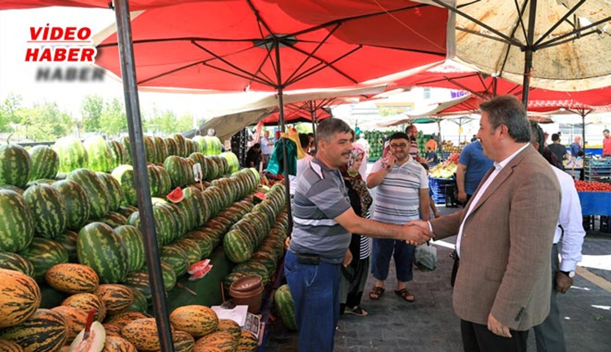 (23 Temmuz 2018) BAŞKAN PALANCIOĞLU, PAZAR ESNAFIYLA BULUŞTU