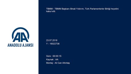 TBMM Başkanı Binali Yıldırım'ın kabulü - TBMM