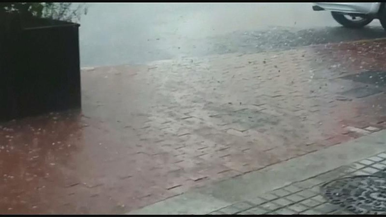 Jégesővel érkezett a vihar Katalóniába