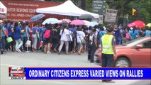 NEWS: Ordinary citizens express varied views on rallies