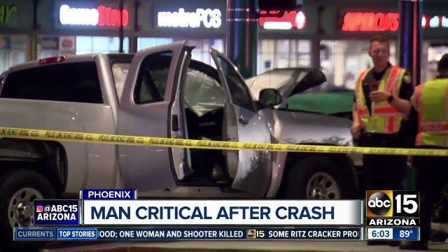 Man seriously hurt in crash near 29th Avenue and Peoria