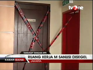 Ruang Kerja M Sanusi Disegel KPK