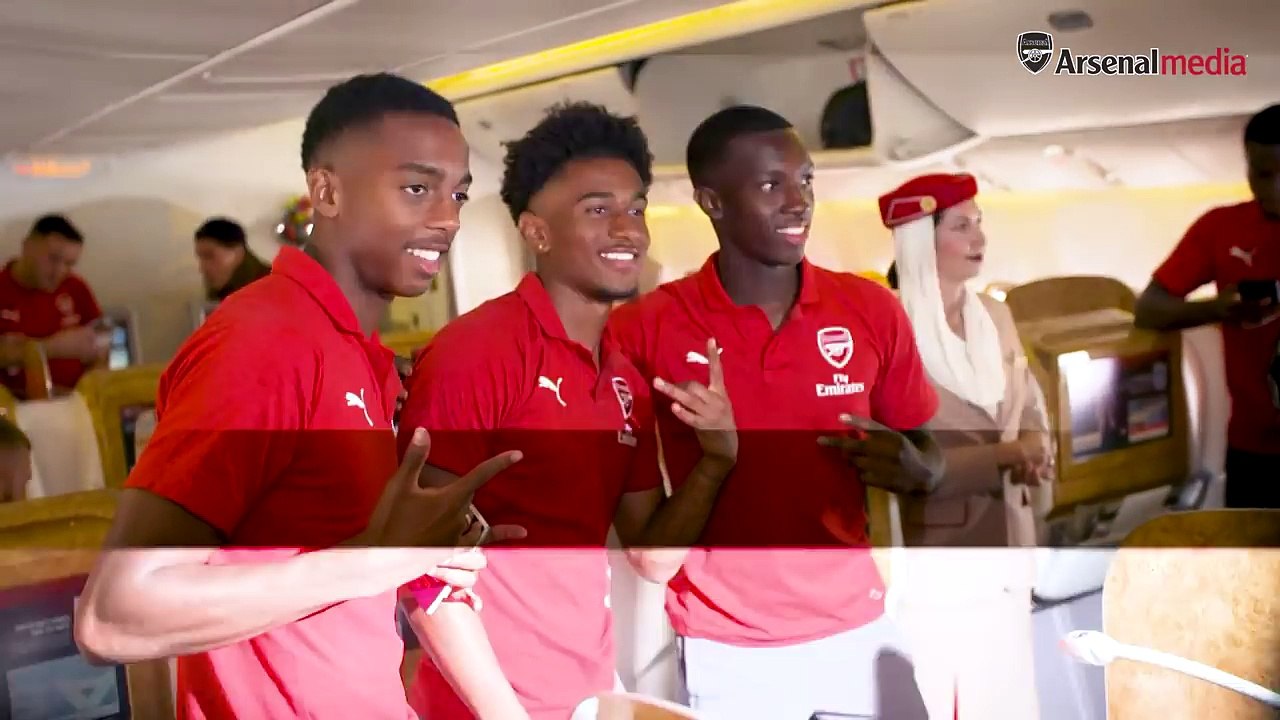 Arsenal fly to Singapore | Behind the scenes Emirates exclusive | #AFCTour2018