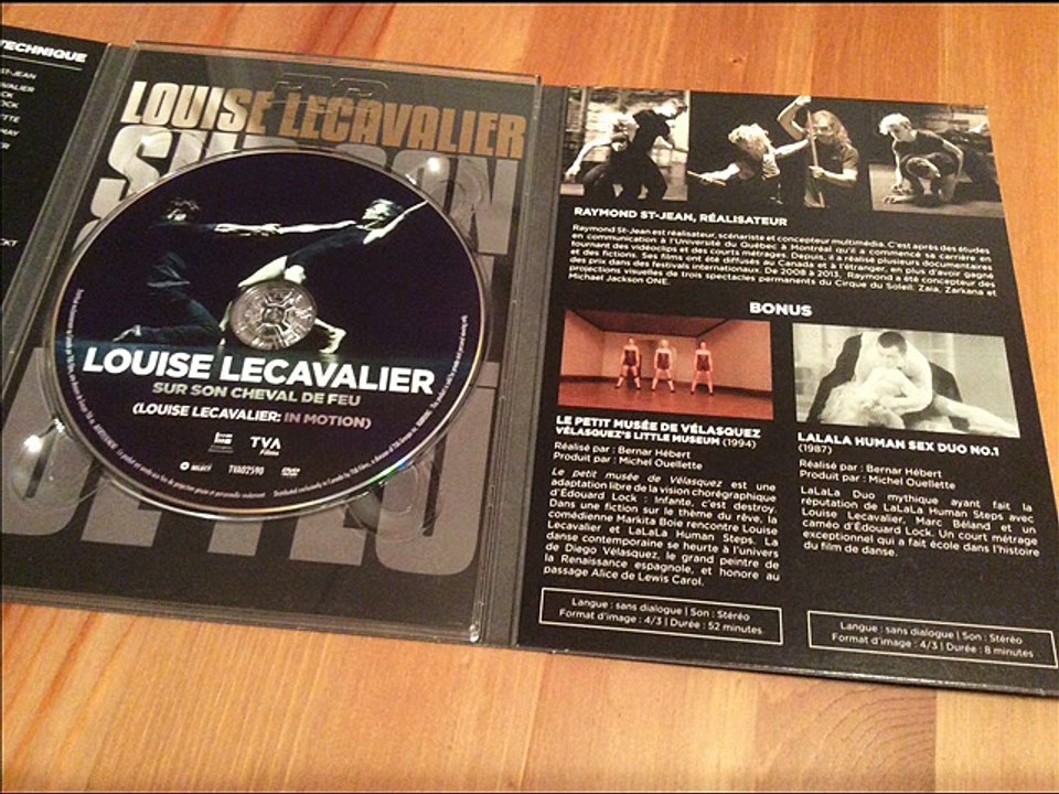 Critique du documentaire Louise Lecavalier : sur son cheval de feu en format DVD