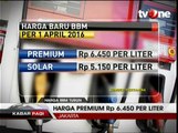 Hari Ini Harga Premium dan Solar Turun