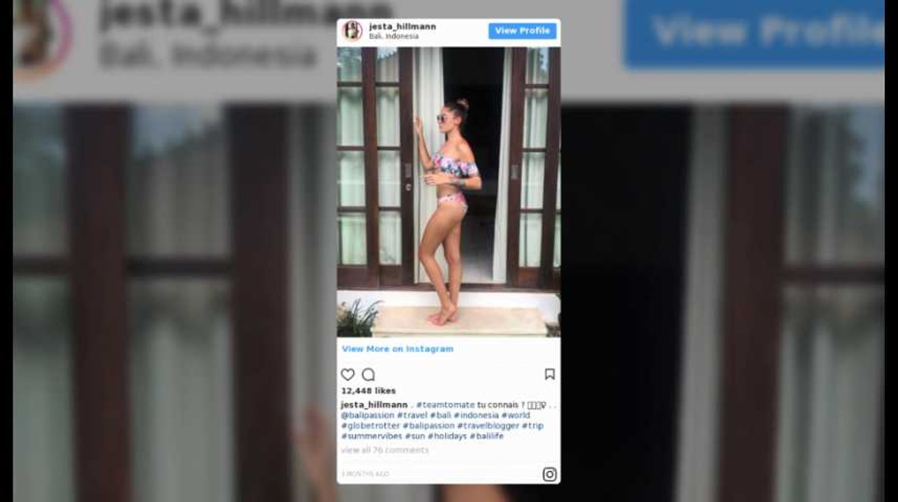 Jesta Hillmann de Koh Lanta fait le buzz sur instagram