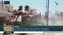 Recupera ejército árabe sirio 21 localidades de Daraa y Al-Quneitra