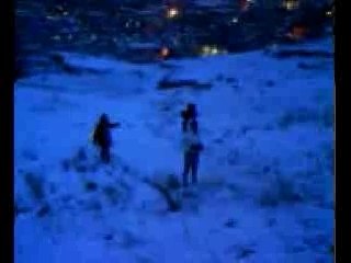 gioci di neve sul belvedere di matera 2