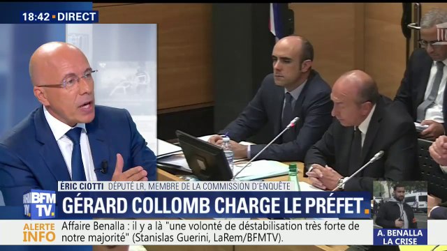 Ciotti sur l'audition de Collomb : C'est assez lâche, quand on est responsable politique, de ne pas assumer ses responsabilités