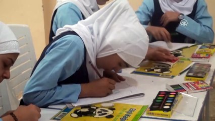 Savaşın stresini resim yaparak atıyorlar - KİLİS