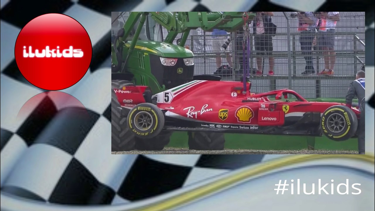 CRASH VETTEL ACCIDENTE SEBASTIAN VETTEL F1 GP ALEMANIA 2018