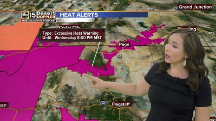 Dangerous heat wave in Valley