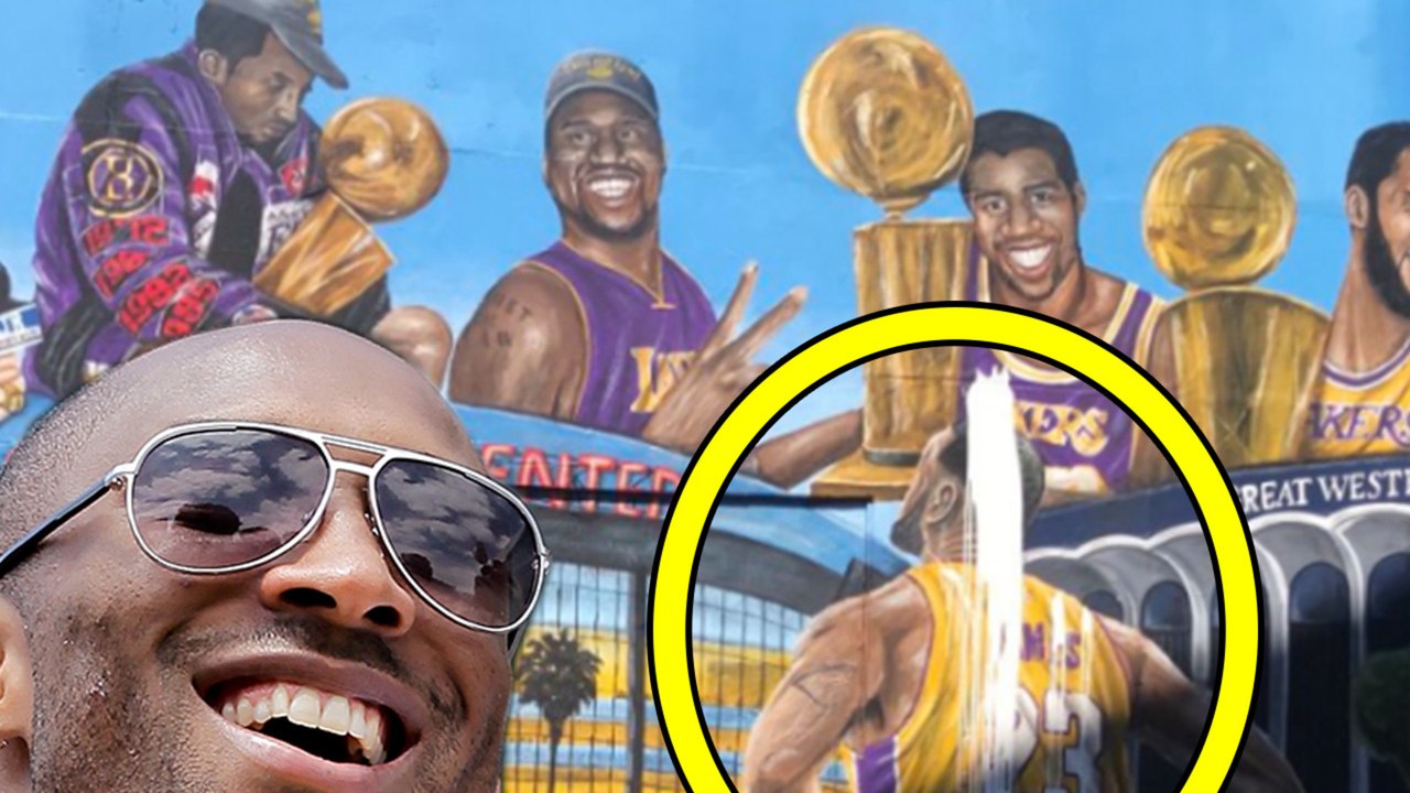 Lakers Fans DEMOLISH ANOTHER Lebron James Mural