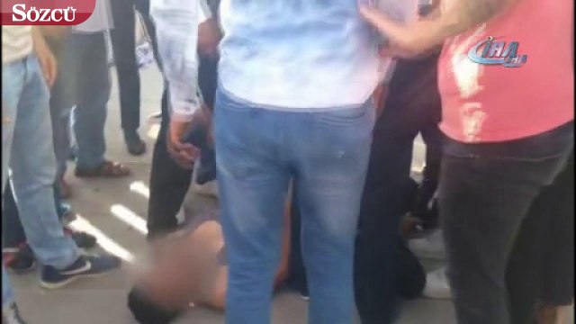 Kırıkkale’deki parkta tacizciye meydan dayağı