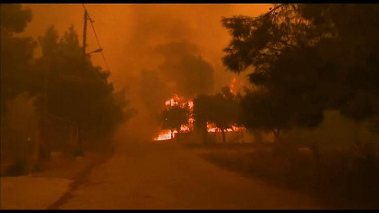 Schwere Brände in Griechenland