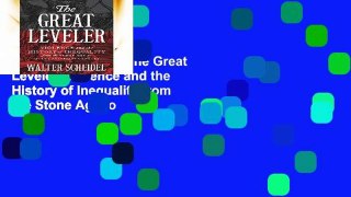 About For Books  The Great Leveler: Violence and the History of Inequality from the Stone Age to