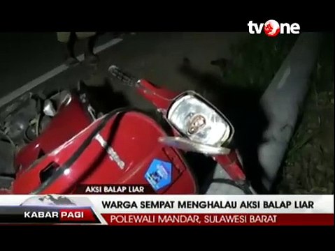 Balapan Liar, Anggota Geng Motor Tabrak Warga Hingga Tewas