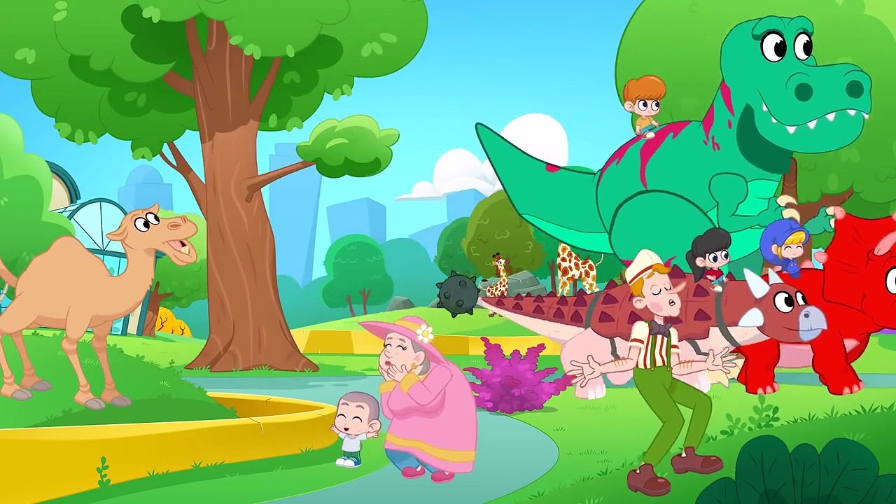 My toy Dinosaurs (+1 hour My Magic Pet Morphle s with motorbikes and vehicles)