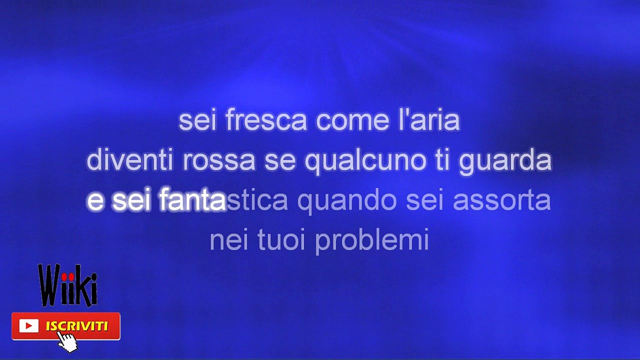 Albachiara - Base Testo Karaoke Instrumental Version