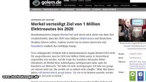 Merkel: 1 Million Elektroautos bis 2020 - Charles Krüger