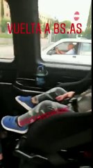 Paula, BALTA y Jochi volviendo a Buenos Aires - 16 de Julio