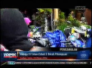 Remaja 15 Tahun Cabuli 3 Bocah Perempuan
