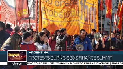 Argentinians Protest During G20's Finance Summit